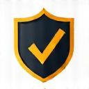 A checkmark inside a shield icon